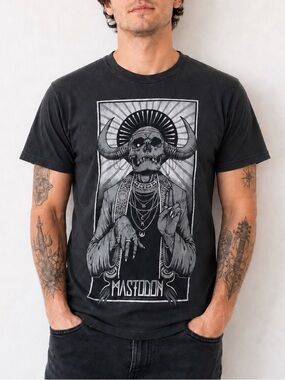 Mastodon 2019 Tour T Shirt M Heavy Metal Band Tee Concert Graphic Double Sided